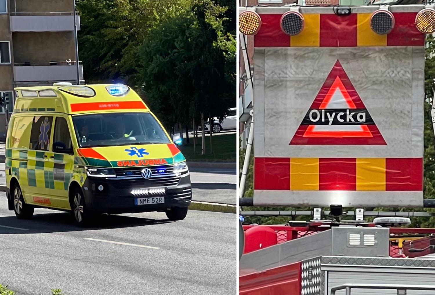 Olycka Ambulans