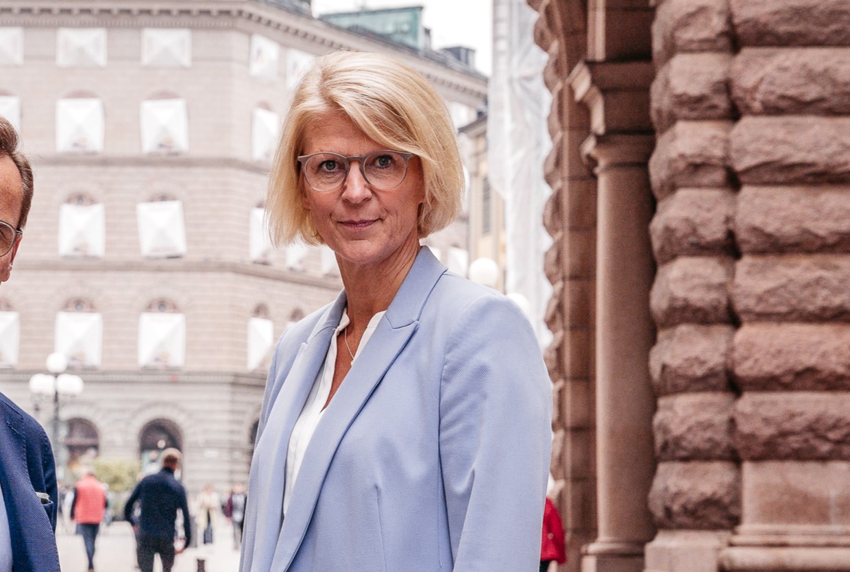 Finansminister Elisabeth Svantesson. Pressbild