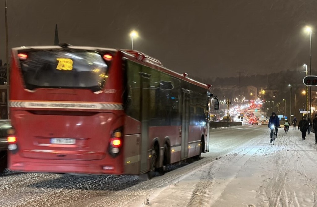 Buss nobina vinter