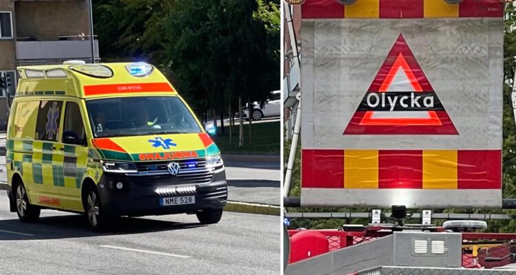 Olycka Ambulans