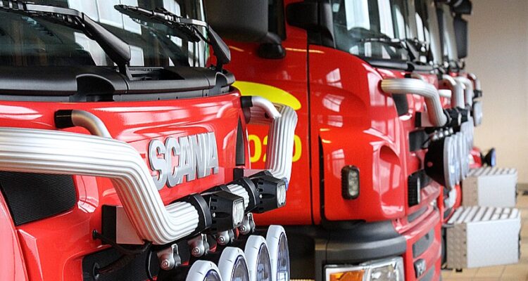 Brandbilarfront