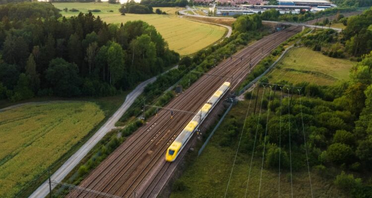 Ostlänken. Pressbild: Trafikverket